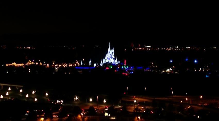 Disney at night