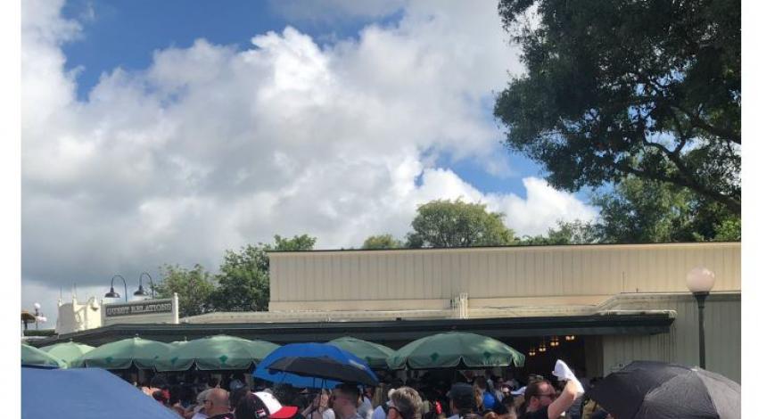 Magic Kingdom Crowds Tweet