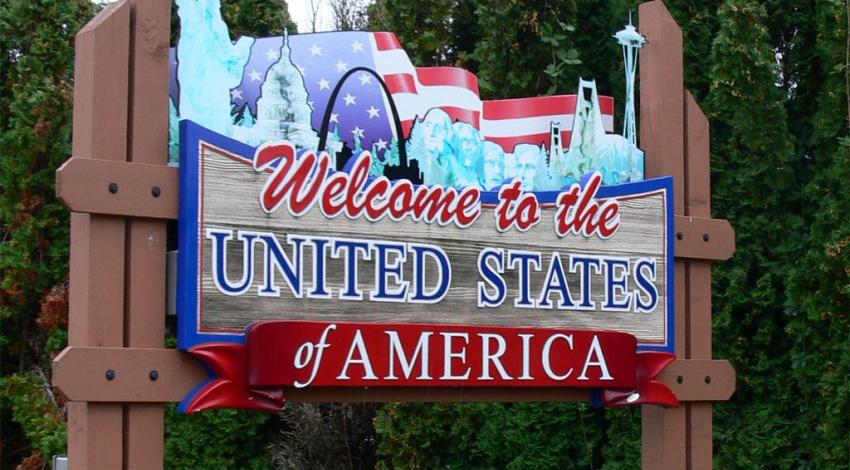 USA sign