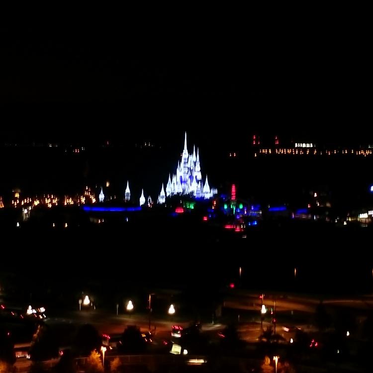 Disney at night