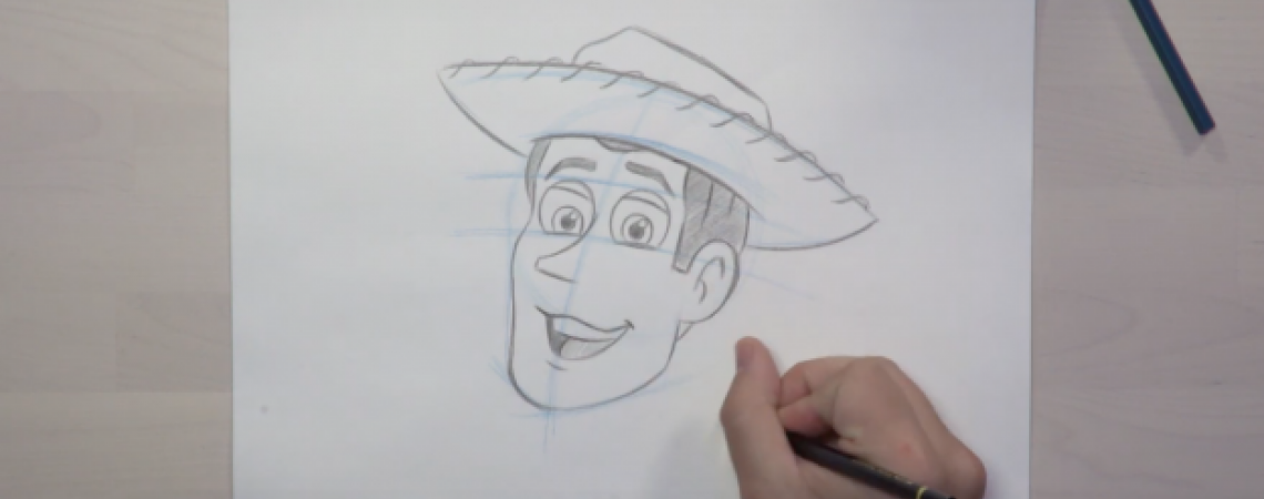 Learn to Draw Woody from ‘Toy Story’ at Toy Story Land