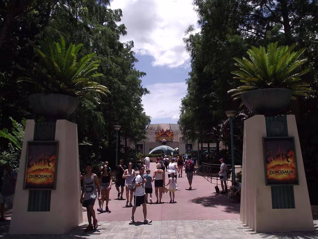 The DINOSAUR attraction at Disney's Animal Kingdom